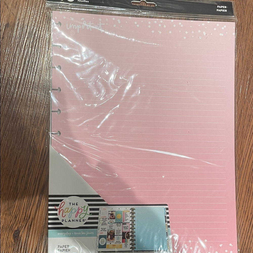 The Happy Planner Blush Pink Lined Planner